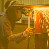 6' x 10' Welding Curtain - 14 mil Flame Retardant Tinted Transparent Vinyl - Yellow