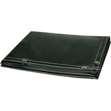 6' x 6' Welding Curtain - 14 mil Flame Retardant Tinted Transparent Vinyl - Dark Green