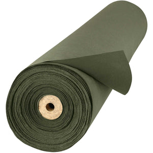 60" x 100 Yards Welding Curtain Roll - 12 oz Flame Retardant Canvas Duck - No Grommets - Olive Green