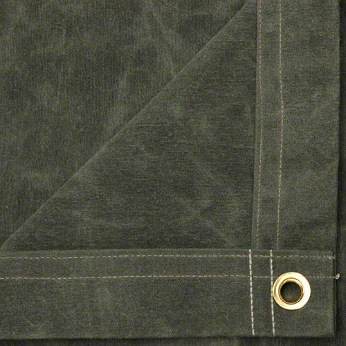 Sigman 50' x 50' Heavy Duty Cotton Canvas Tarp 21 OZ - Olive Drab