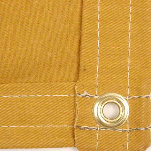 Sigman 4' x 12' Cotton Canvas Tarp 16 OZ - Tan Color