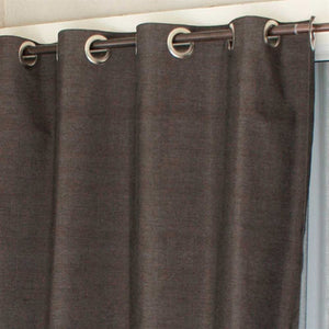 Coolaroo Exterior Designer Outdoor Curtain - 60" x 84" - Portobello - Grommet Top - 471774