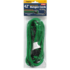 Clearance - CargoLoc 42" Bungee Cords - Green Color - 10 Pack