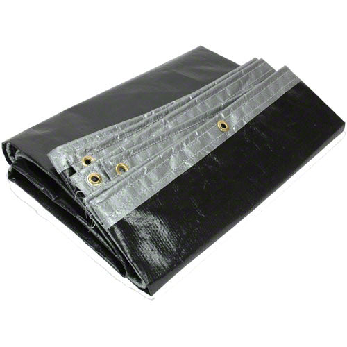 Sigman 10' x 40' Silver Black Heavy Duty Tarp