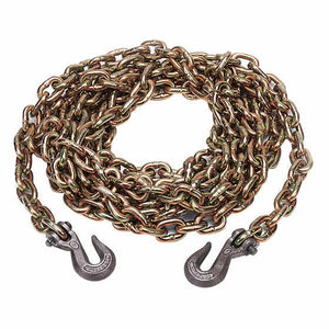 Kinedyne 3/8" x 20' Chain with Grab Hook - Grade 70 Alloy Steel - 10038-20