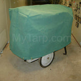 24" x 48" x 24" Heavy Duty Machine Cover - Five-Sided Snug-Fitting Tarp - Finished Size