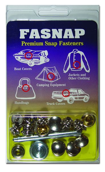 Turn Snap Fastener - Twist Lock Fastener - Hand Tool Kit - 3/8 Screw –