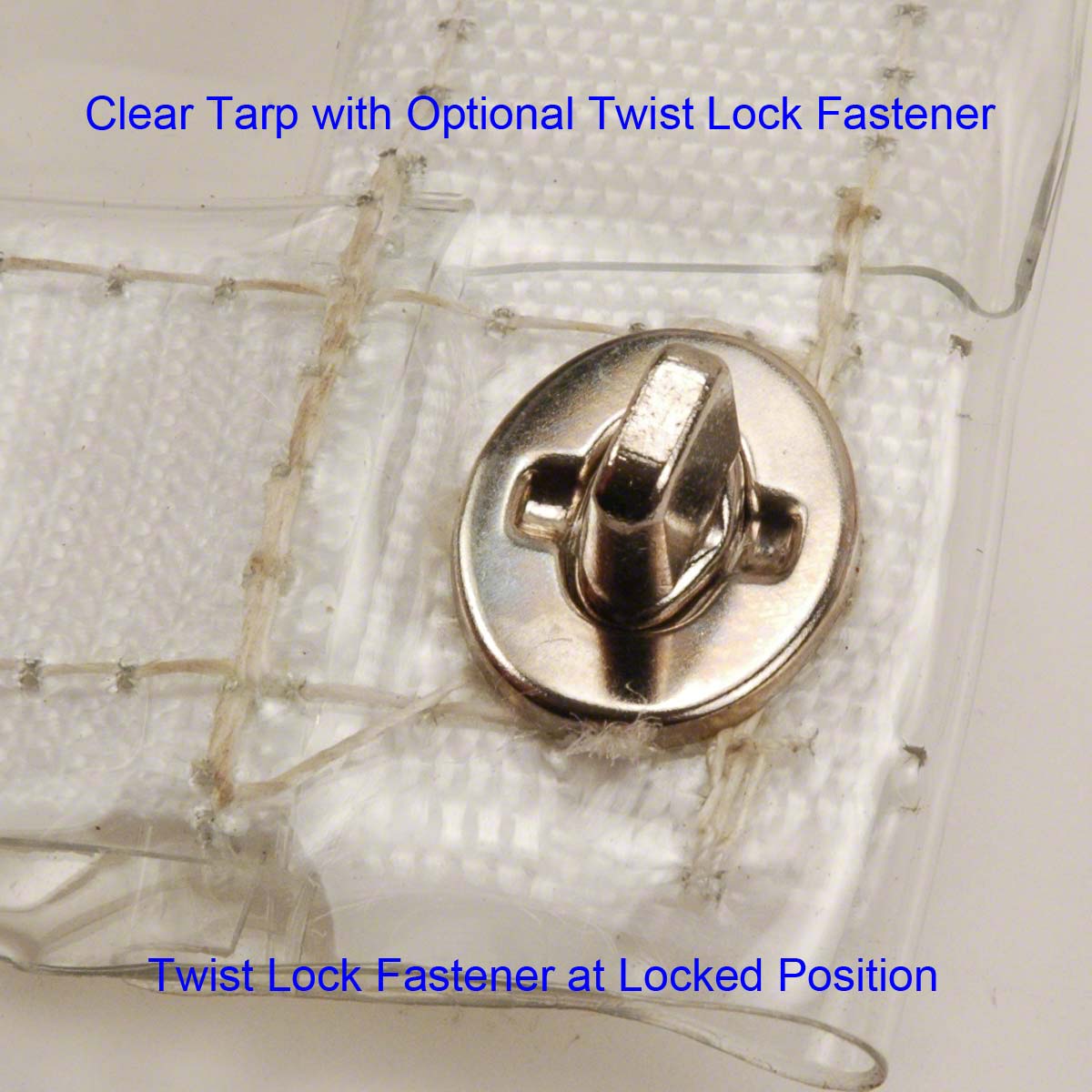 Twist Lock Fastener - Single Scew Mount - Double Stud - 10-Pack –
