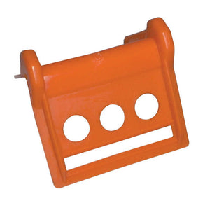 Kinedyne 4" Plastic Edge Protector, Orange - 37025