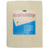 Clearance - 6' x 8' Sun Shade Mesh Tarp - Made of Coolaroo 90% UV Shading Mesh - Wheat Color
