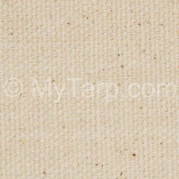 Sample Swatch - #10 Natural Cotton Duck Canvas Fabric
