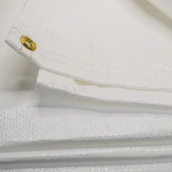 White Tarps Heavy Duty 20 MIL - Made in USA