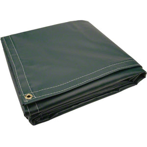 Sigman 8' x 10' 18 OZ Vinyl Coated Polyester Tarp - Imported