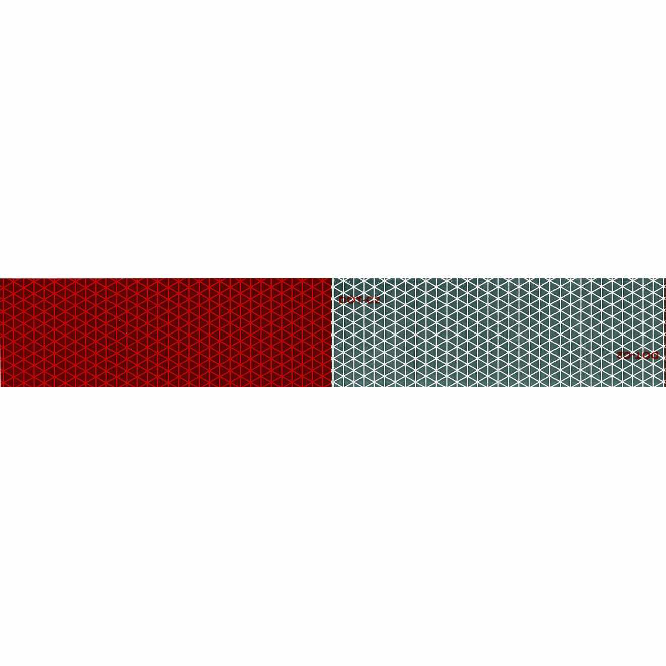 Oralite V92 DOT-C2 Conspicuity Tape - 11" Red / 7" White - 2" x 150 ft Roll