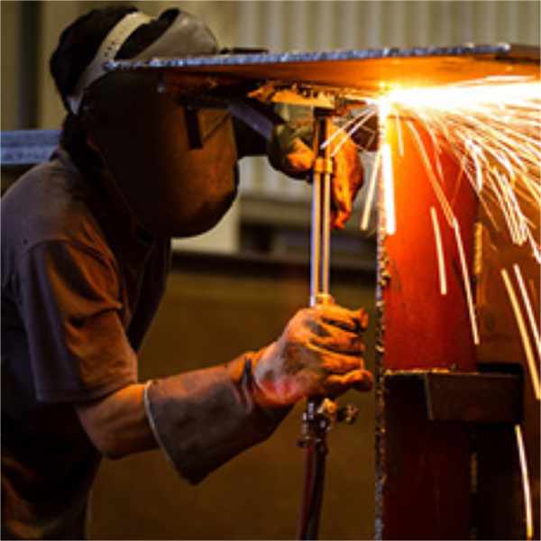 6' x 8' Welding Curtain - 16 mil Flame Retardant Clear Vinyl
