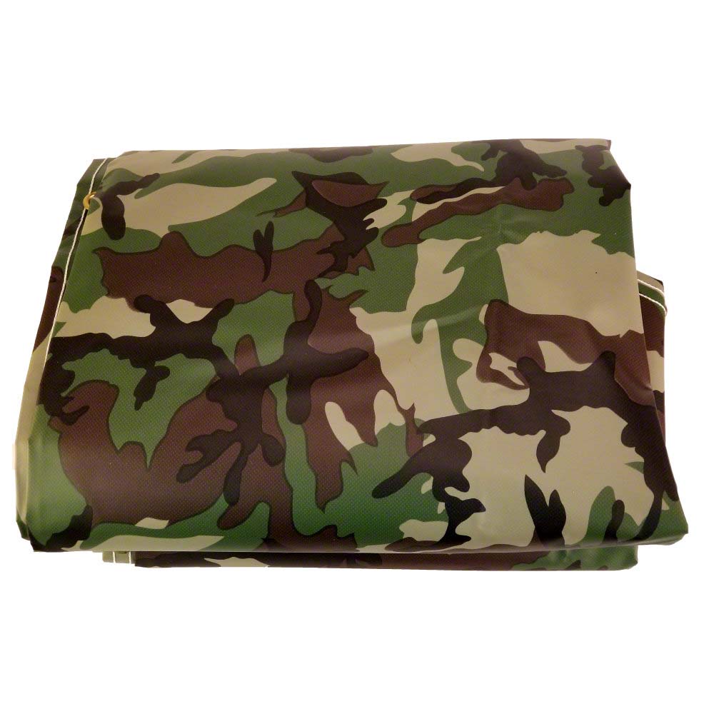 Sigman 8' x 10' 18 oz Vinyl Coated Polyester Tarp - Made in USA