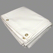 Sigman 20' x 24' Flame Retardant 18 OZ Vinyl Coated Polyester Tarp - Made in USA