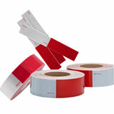 Oralite V92 DOT-C2 Conspicuity Tape - 11" Red / 7" White - 2" x 150 ft Roll