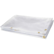 6' x 8' Welding Curtain - 16 mil Flame Retardant Clear Vinyl