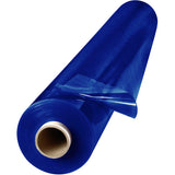 72" x 81 Yards Welding Curtain Roll - 14 mil Flame Retardant Tinted Transparent Vinyl - No Grommets - Blue