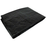 9' x 9' Drawstring Tarp - Leaf Tarp - Yard Tarp - Black Poly