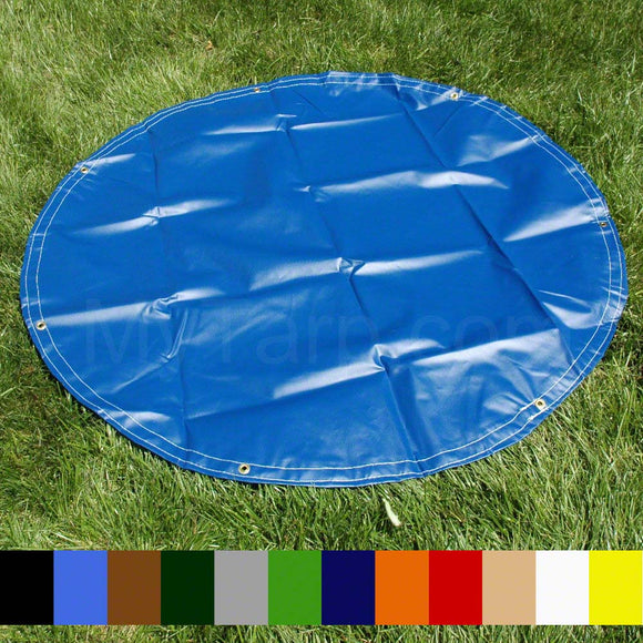 22 ft Round Tarp - 18 OZ Vinyl Coated Polyester