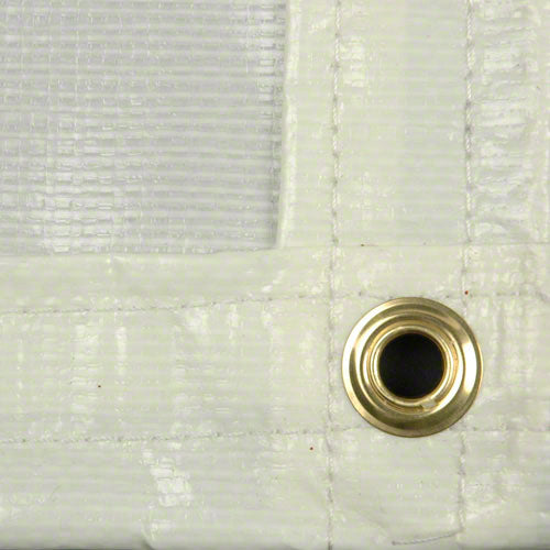 10' x 10' Flame Retardant Poly Tarp - Made in USA