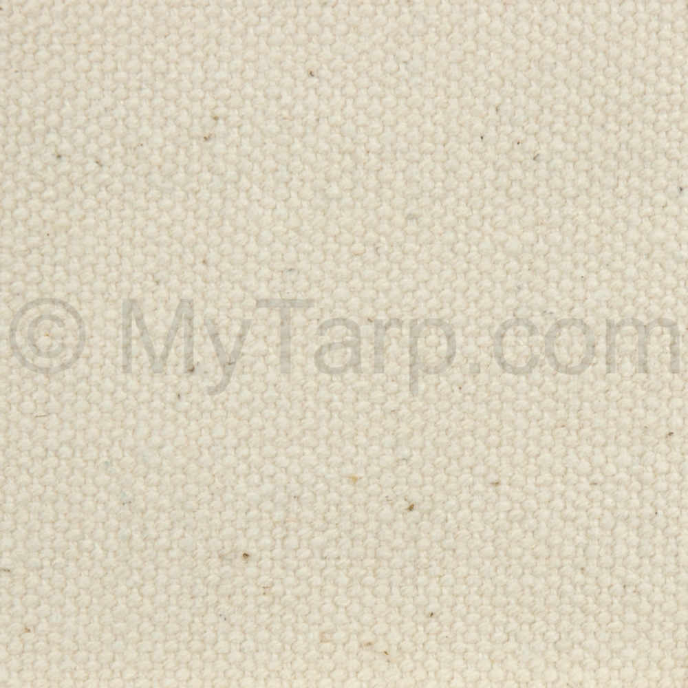 Sample Swatch - #8 Natural Cotton Duck Canvas Fabric
