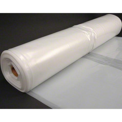 Husky 10' x 100' 6 MIL Clear Plastic Sheeting - Translucent Gray