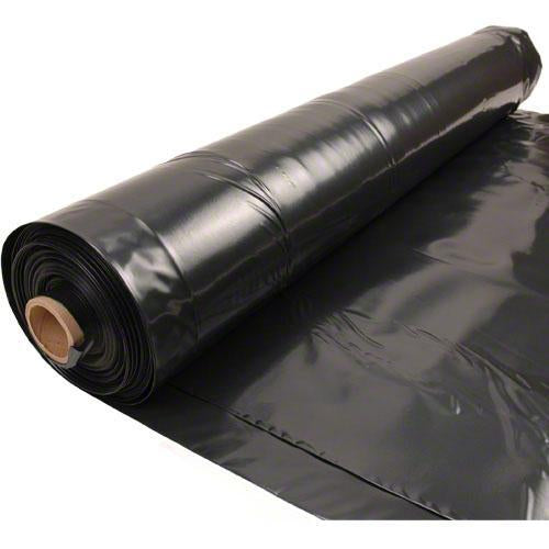 Husky 20' x 100' 6 MIL Black Plastic Sheeting