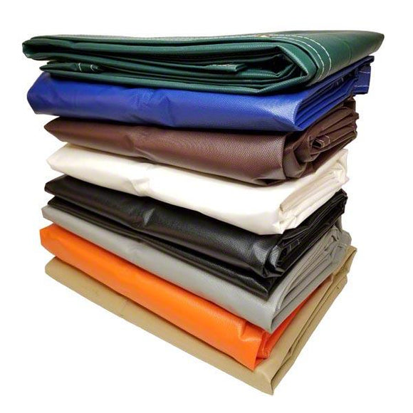 Sigman 14' x 14' Flame Retardant Tarp 22 oz Vinyl Laminated Polyester