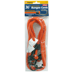 CargoLoc 36" Bungee Cords - Orange Color - 2 Pack