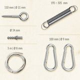 Coolaroo Stainless Steel Hammock Chair Premium Fixing Kit 462451