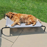 Coolaroo Outdoor Dog Bed Large (3'6" X 2'6") Gray