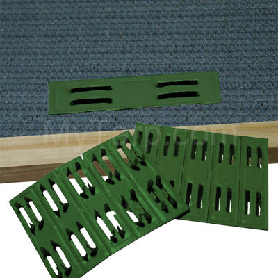 Coolaroo Green Timber Shade Fabric Fasteners (50 Pieces)