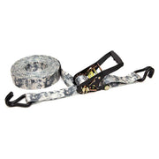 CargoLoc Camo Ratchet Truck Tie Down with J Hook - 2 Inch x 27 Feet