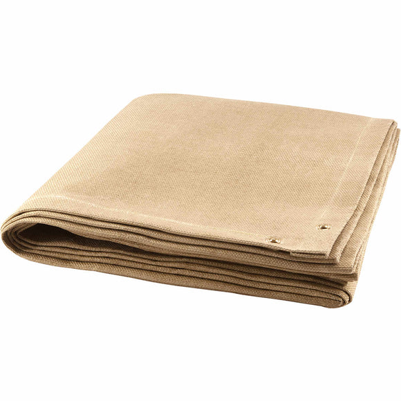 6' x 6' Welding Blanket - 35 oz Tan Vermiculite Coated Fiberglass