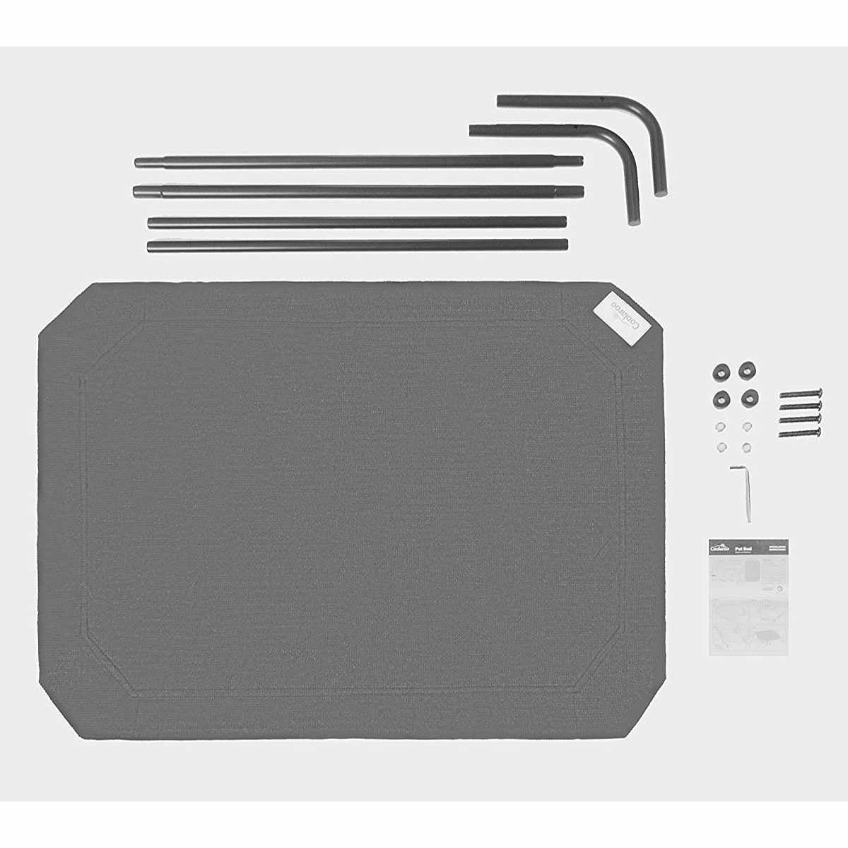 Coolaroo Outdoor Dog Bed Medium (3' X 2') Gray