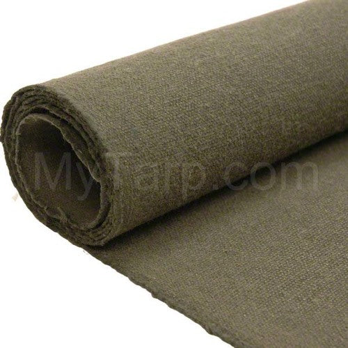 waterproof canvas tarp Waterproof Canvas Sample - Water Resistant Cotton Canvas Fabric 12 OZ
