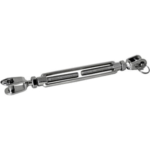 Coolaroo Stainless Steel European Style Jaw and Jaw Turnbuckle 8 mm 471989