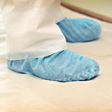 Blue Non-Skid Poly Shoe Guards - Pack of 100 Pairs