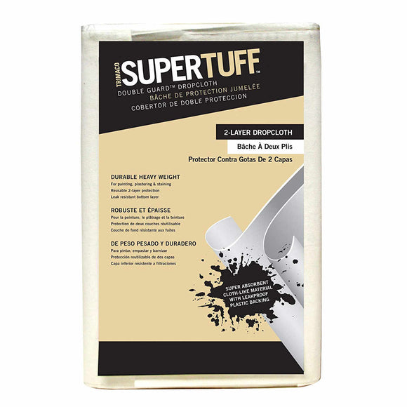 SuperTuff 12' x 15' Double Guard Drop Cloth - Clearance