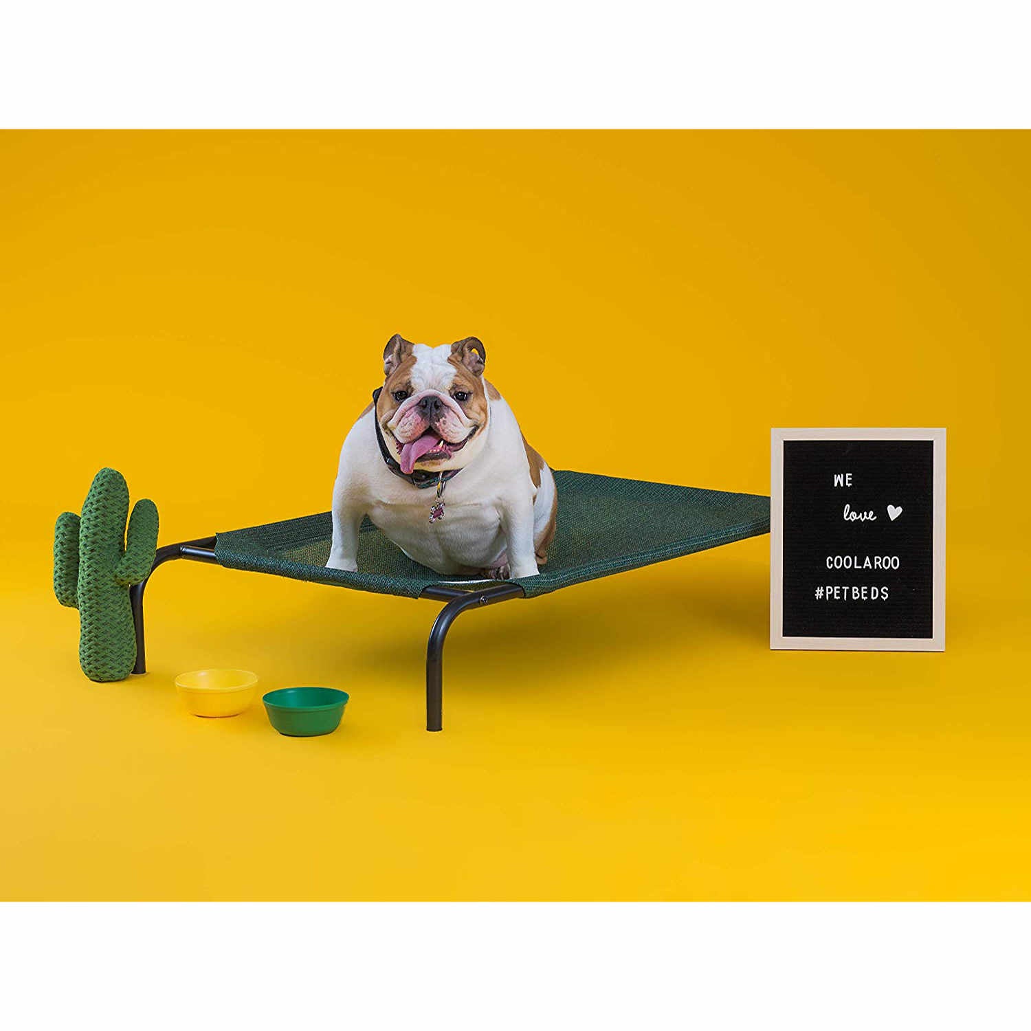 Coolaroo Outdoor Dog Bed Medium (3' X 2') Brunswick Green