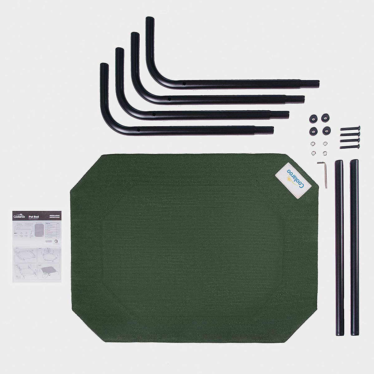 Coolaroo Outdoor Dog Bed Medium (3' X 2') Brunswick Green
