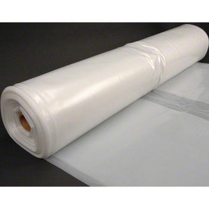 10 ft. x 100 ft. Clear 4 mil Plastic Sheeting