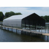 12' x 20' Boat Dock Cover Tarp - 18 oz Vinyl Coated Polyester - Grommet Every 1 ft - Made in USA