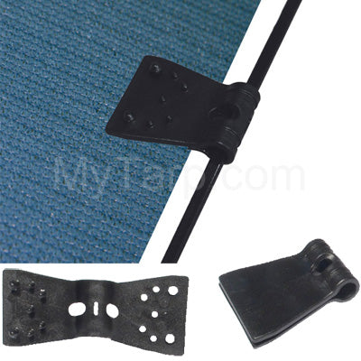 Coolaroo Butterfly Clips - Black (20 Pieces)