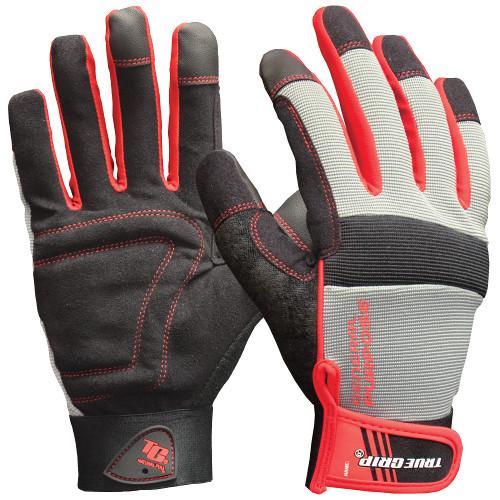 True Grip General Purpose Work Gloves With Touchscreen Fingers –