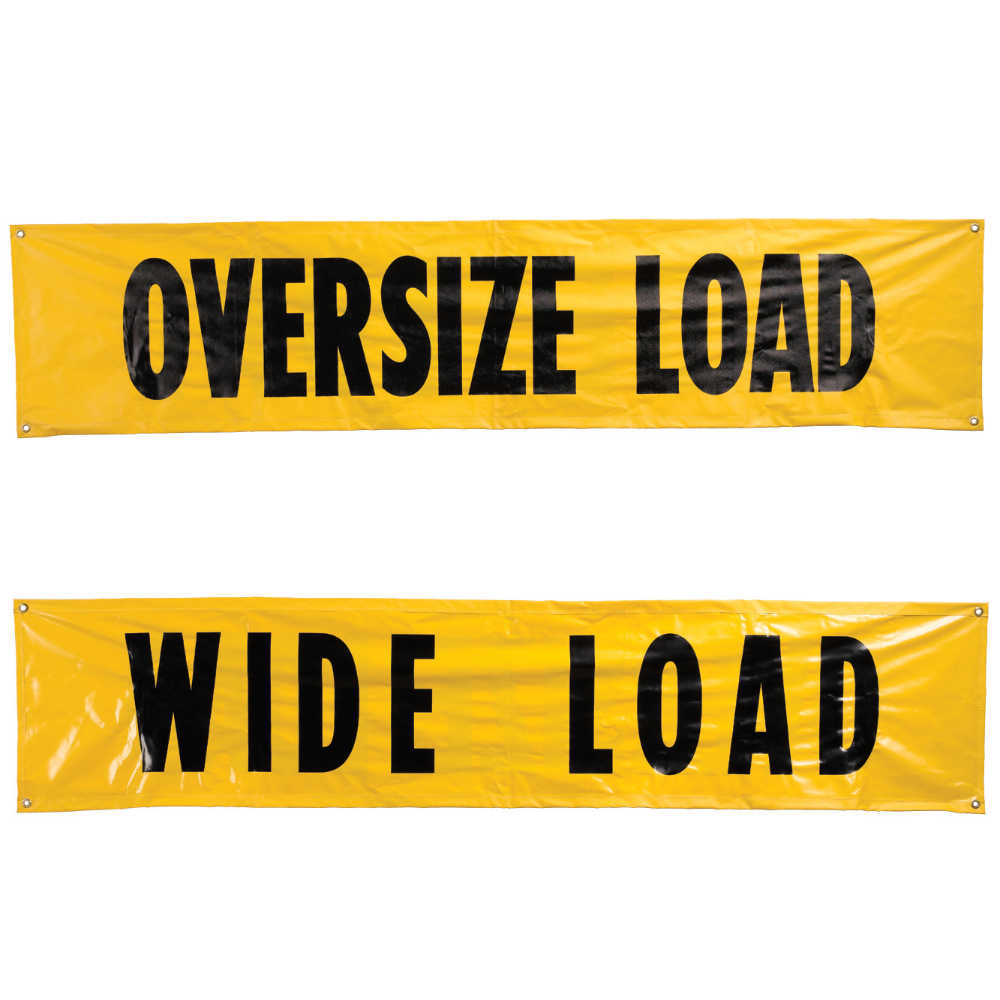 Kinedyne Oversize Load Safety Banner 18" x 84" - 9124