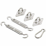 Coolaroo Stainless Steel Triangle Shade Sail Hardware Kit Extreme 471927